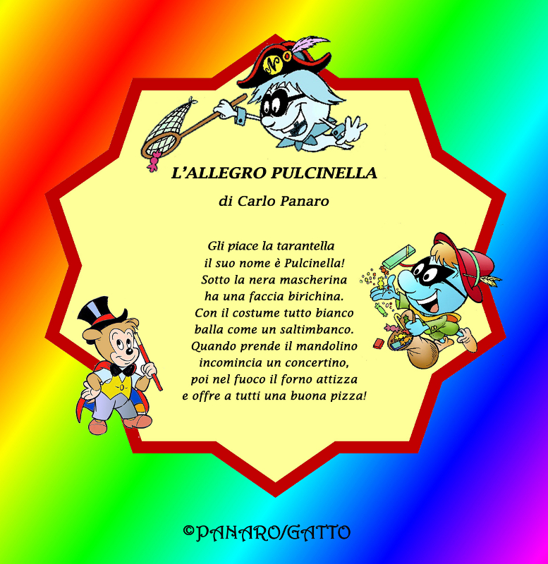 Filastrocca L'allegro Pulcinella