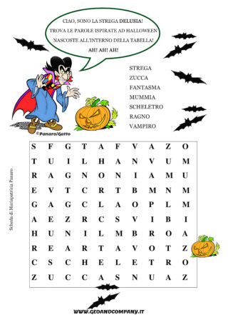 Crucipuzzle di Halloween