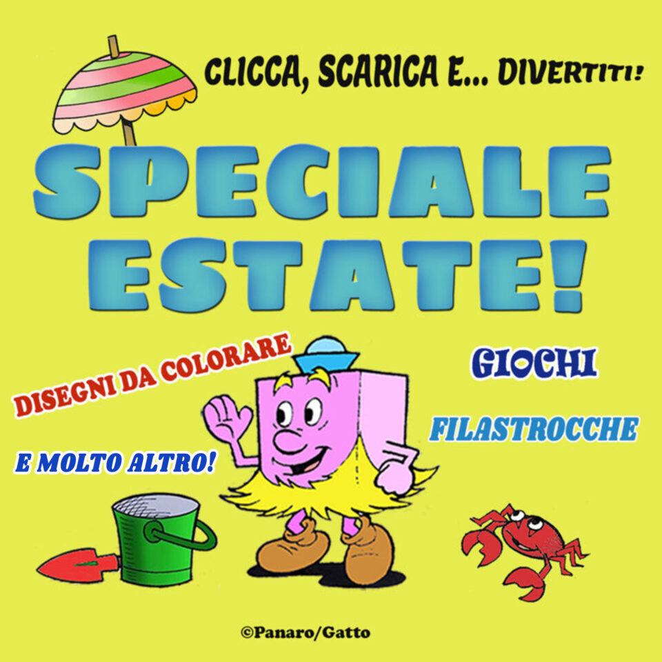 Speciale Estate con giochi, schede didattiche, filastrocche da scaricare gratuitamente