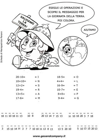 Messaggio segreto – Giornata della Terra (prima)
