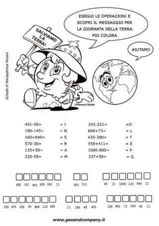 Messaggio segreto – Giornata della Terra (terza)