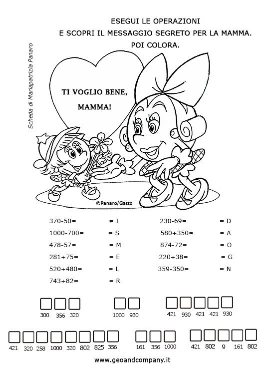 Messaggio segreto festa della mamma terza