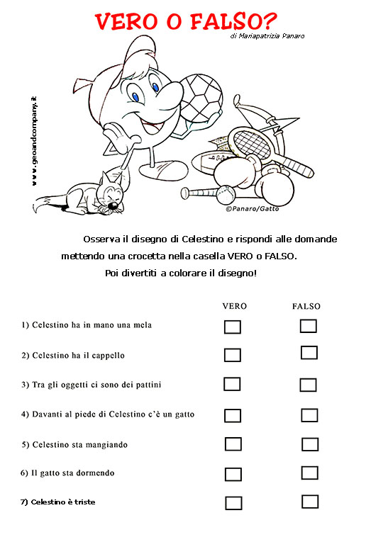 Vero o falso con Celestino
