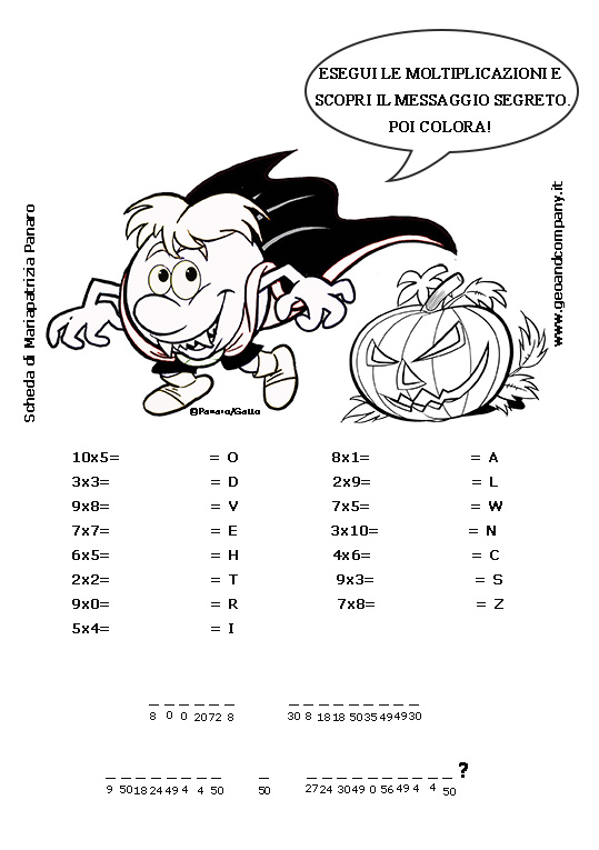 Messaggio segreto di Halloween terza