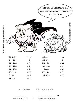 Messaggio segreto di Halloween (seconda)