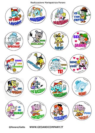Adesivi motivazionali da stampare